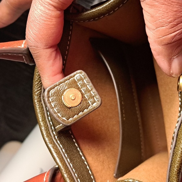 Tory Burch NWOTs Mini T Monogram Jacquard Studded North-South Tote Bag - Picture 9 of 16